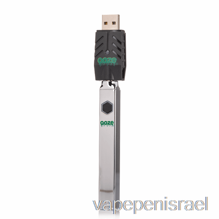 חד פעמי Vape Israel Ooze Quad Flex Temp 500mah סוללה כרום